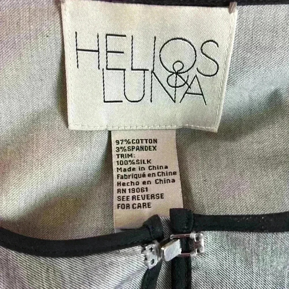 Helios & Luna Vintage Professional Structured Black & Gray 2 Piece Skirt Set - Picture 6 of 12